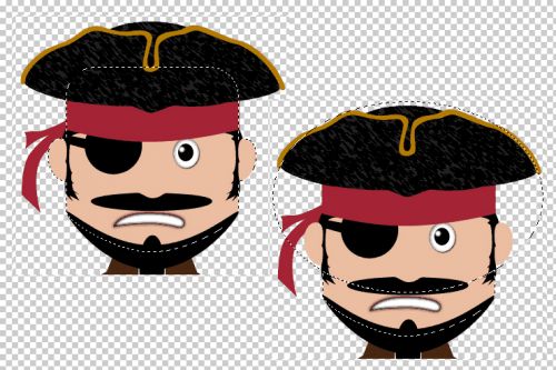 آموزش طراحی کاراکتر کارتونی دزد دریایی در فتوشاپ